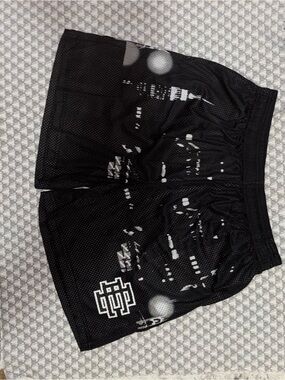 Eric Emanuel Black mesh black/black/white basic shorts